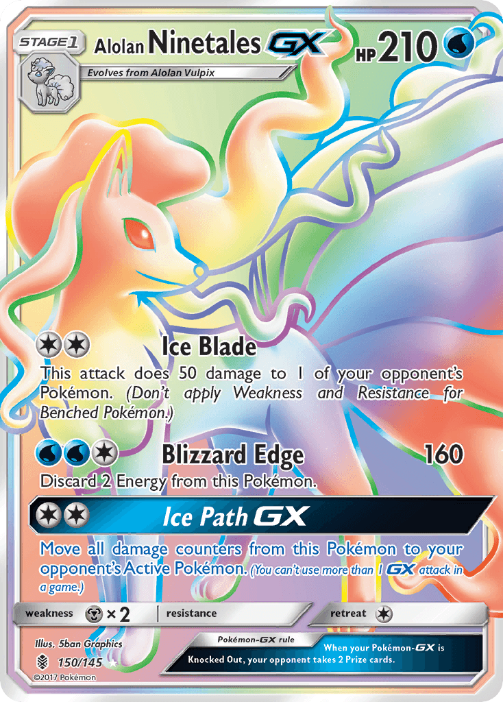 Alolan Ninetales GX (Secret)