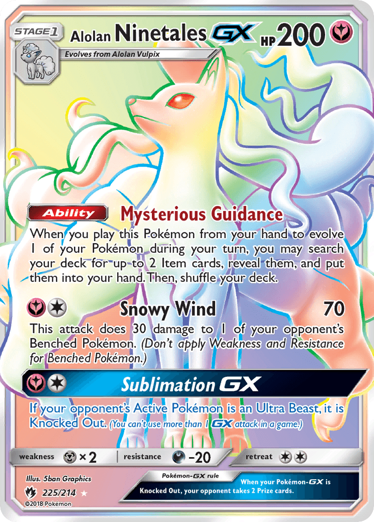 Alolan Ninetales GX (Secret)